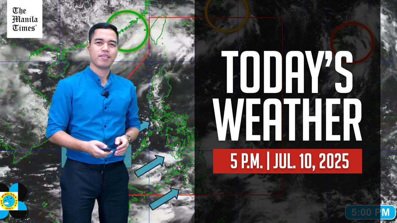 Today's Weather, 5 P.M. | July 10, 2025