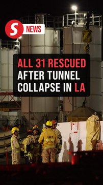 All 31 workers rescued from collapsed tunnel in Los Angeles