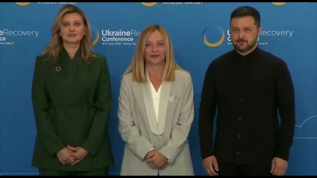 Da Von der Leyen a Zelensky, Meloni accoglie i leader a Roma