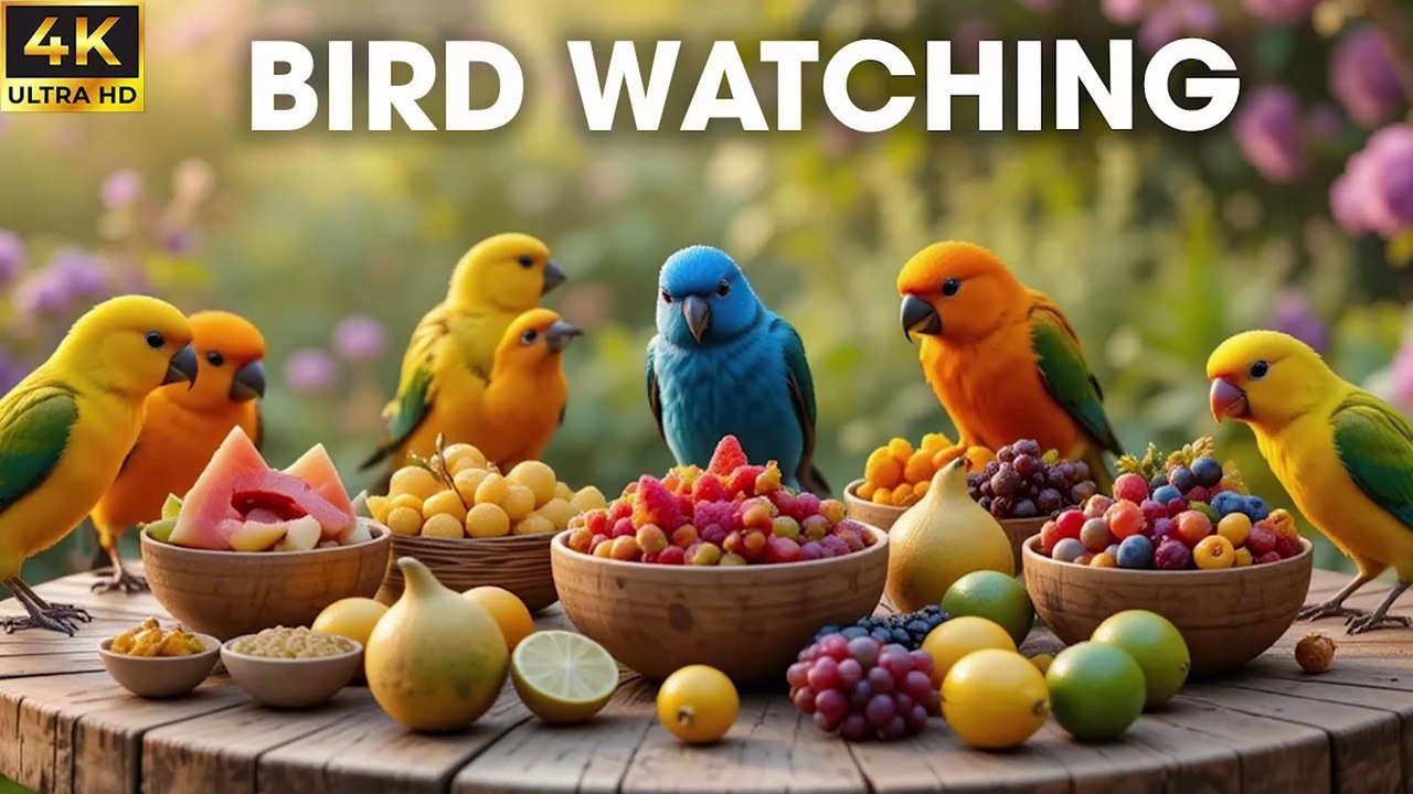 Mesmerizing Video for Cats to Watch Bird - Cat TV with Real Birds in the Wild
