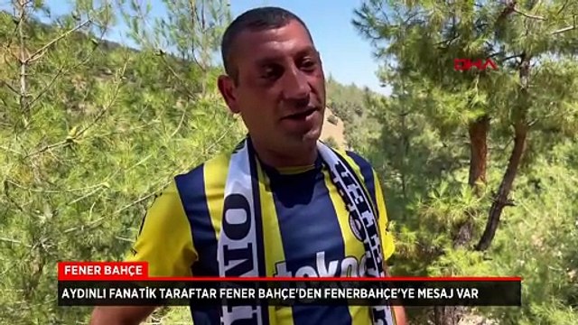Fanatik taraftar Fener Bahçe'den Fenerbahçe'ye mesaj!