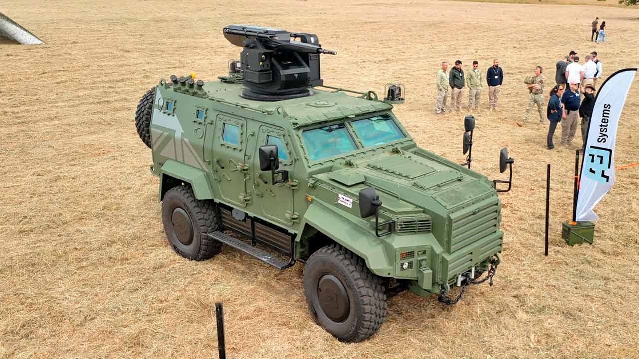 Premiär: CANiK demonstrerar VENOM LR-kanon monterad på Dragon 4×4 i Storbritannien