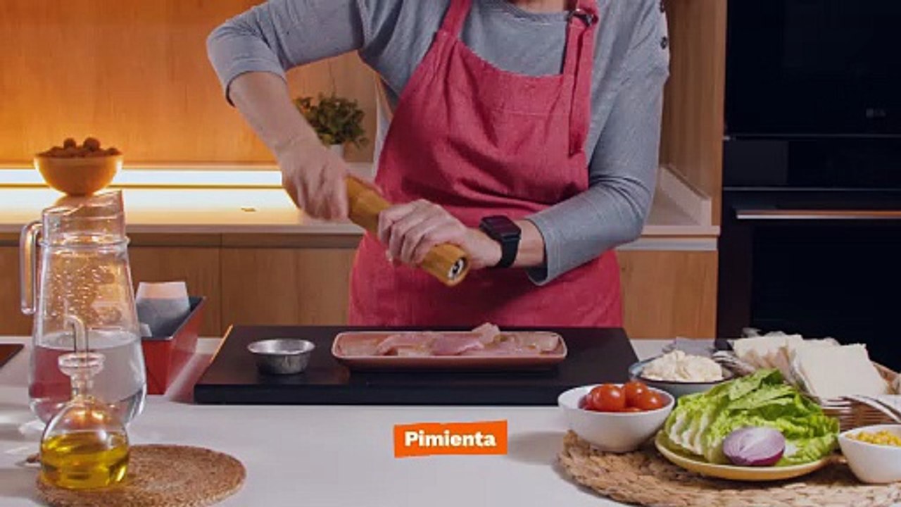 Pastel frío de pollo con pan de molde ¡rápido y delicioso!