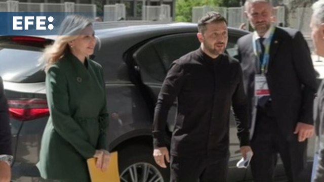 Zelenski, Meloni y Sánchez llegan a la cumbre para la reconstrucción de Ucrania en Roma