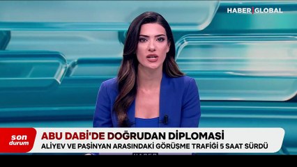 Aliyev ve Paşinyan Abu Dabi'de bir araya geldi