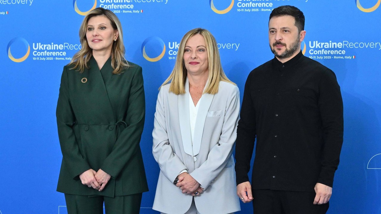 Ukraine-Wiederaufbaukonferenz in Rom begonnen