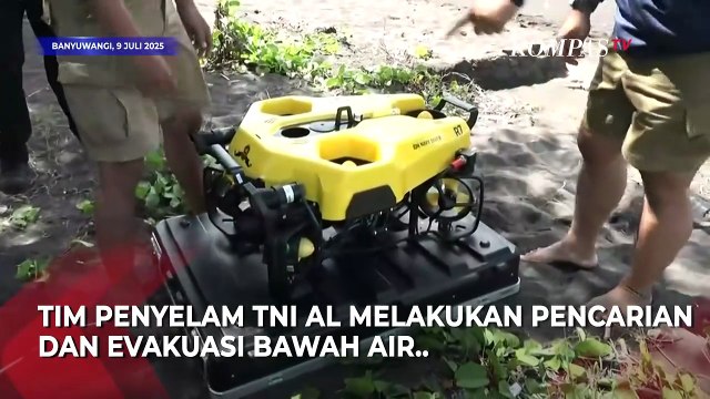 Alat Canggih ROV Disiapkan Bantu Pencarian Kapal KMP Tunu Pratama Jaya Tenggelam di Selat Bali