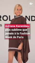 Adriana Karembeu plus sublime que jamais à la fashion week de Paris