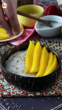 Mango sticky rice, the super comforting thai dessert