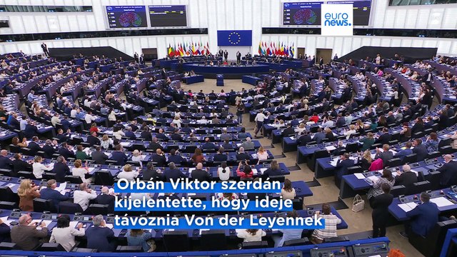 Megszavazták: a helyén maradhat Ursula von der Leyen és az Európai Bizottság