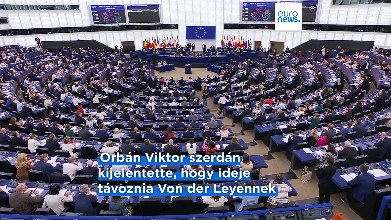 Megszavazták: a helyén maradhat Ursula von der Leyen és az Európai Bizottság