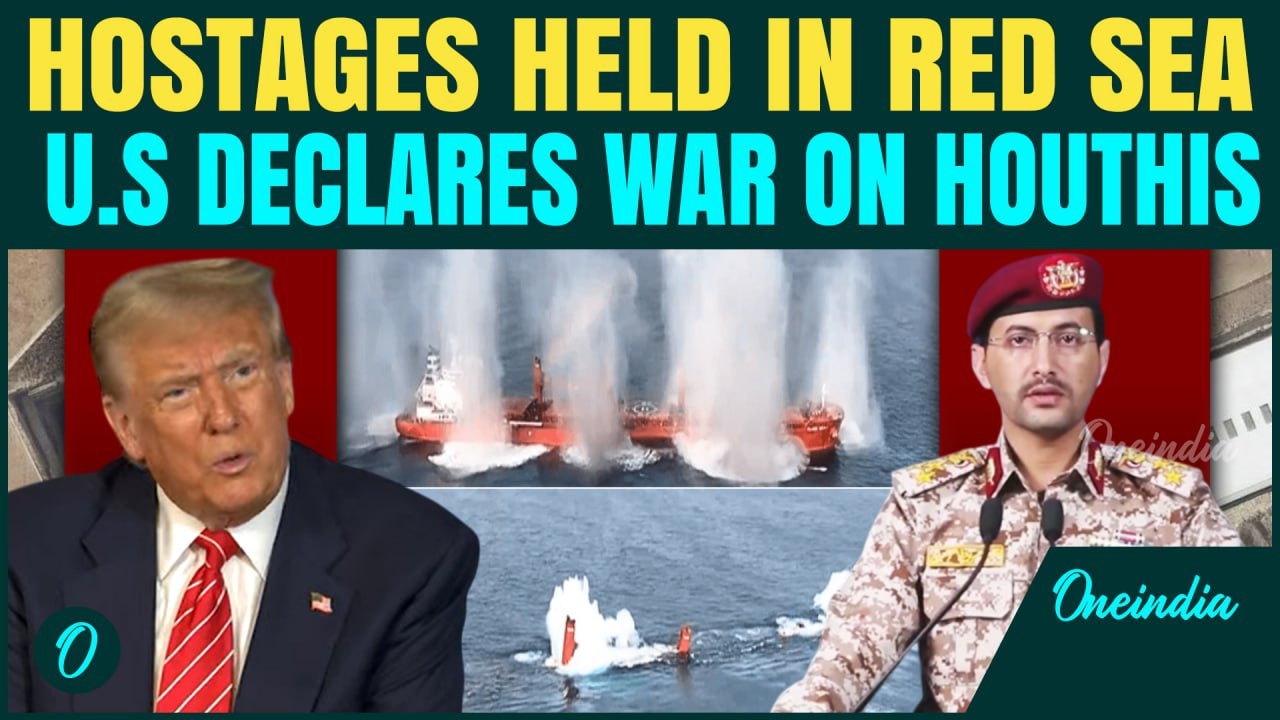 Houthis Sink Ship, Kidnap Crew in Red Sea | U.S Demands Hostage Release or Face Brutal Attacks Now!