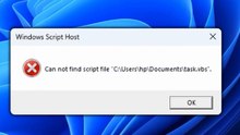 Fix "Can Not Find Script File task.vbs" Error in Windows 11/10/8/7 – Step-by-Step Guide ✔️