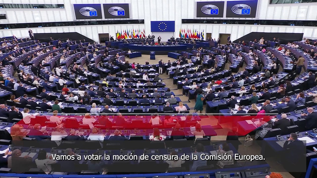 Von der Leyen supera la moción de censura de eurodiputados de ultraderecha