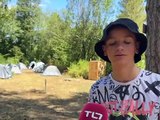 Un été sous la tente pour des jeunes ligériens à Saint-Galmier - Reportage TL7 - TL7, Télévision loire 7
