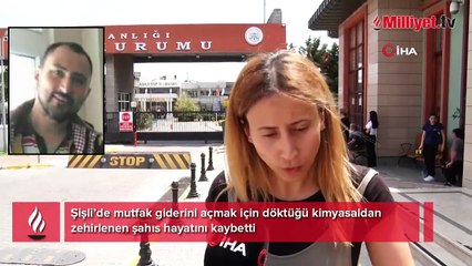 'Yılların ustası' gideri açmak için döktüğü kimyasal karışım sonu oldu: Solumasıyla ciğerler gidiyor