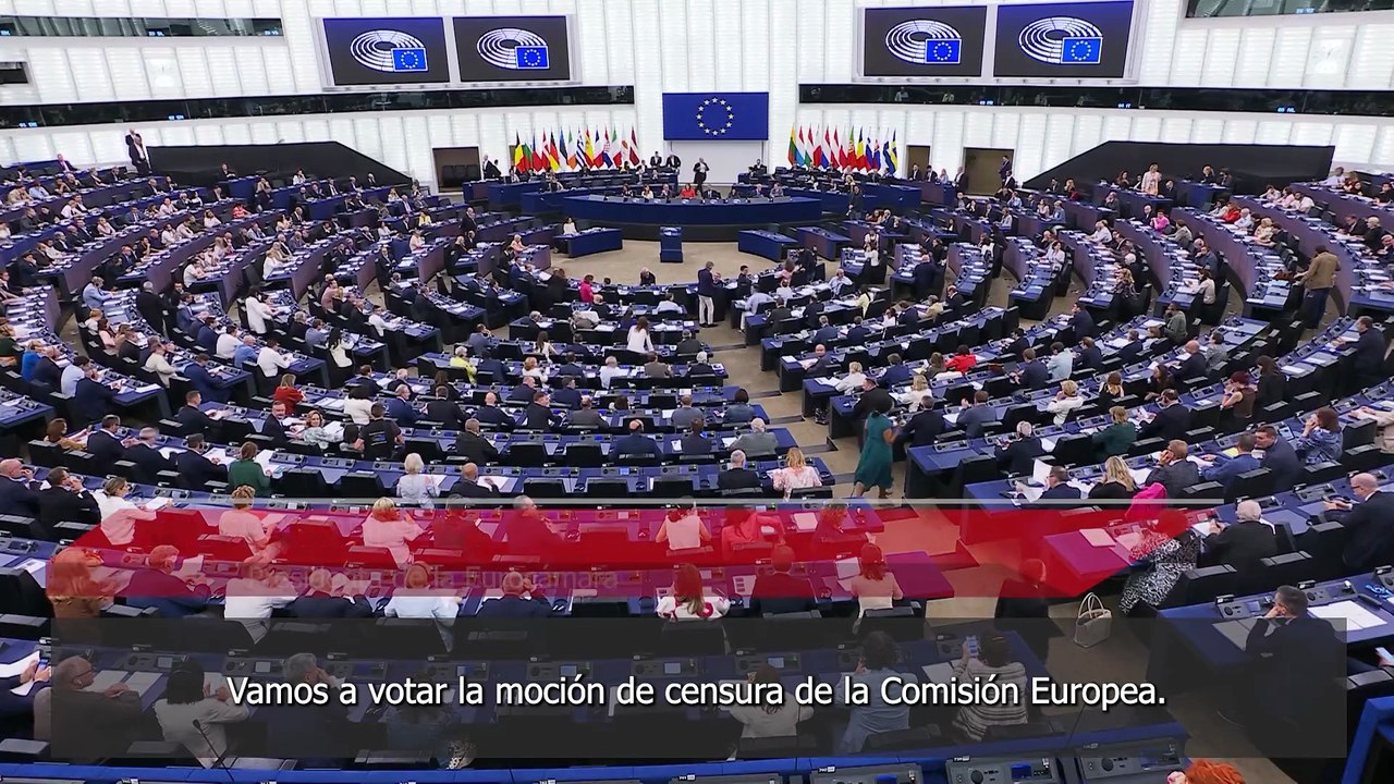 Von der Leyen supera la moción de censura de eurodiputados de ultraderecha