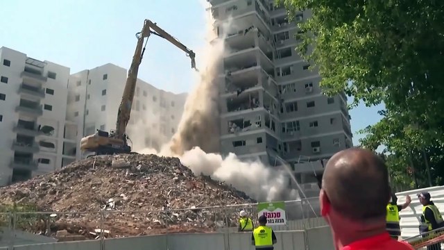 إسرائيل تبدأ في هدم المباني التي تضررت في المواجهة الأخيرة مع إيران