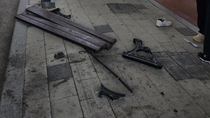 SUV가 보행자·버스정류장 승객 덮쳐...4명 중경상 / YTN