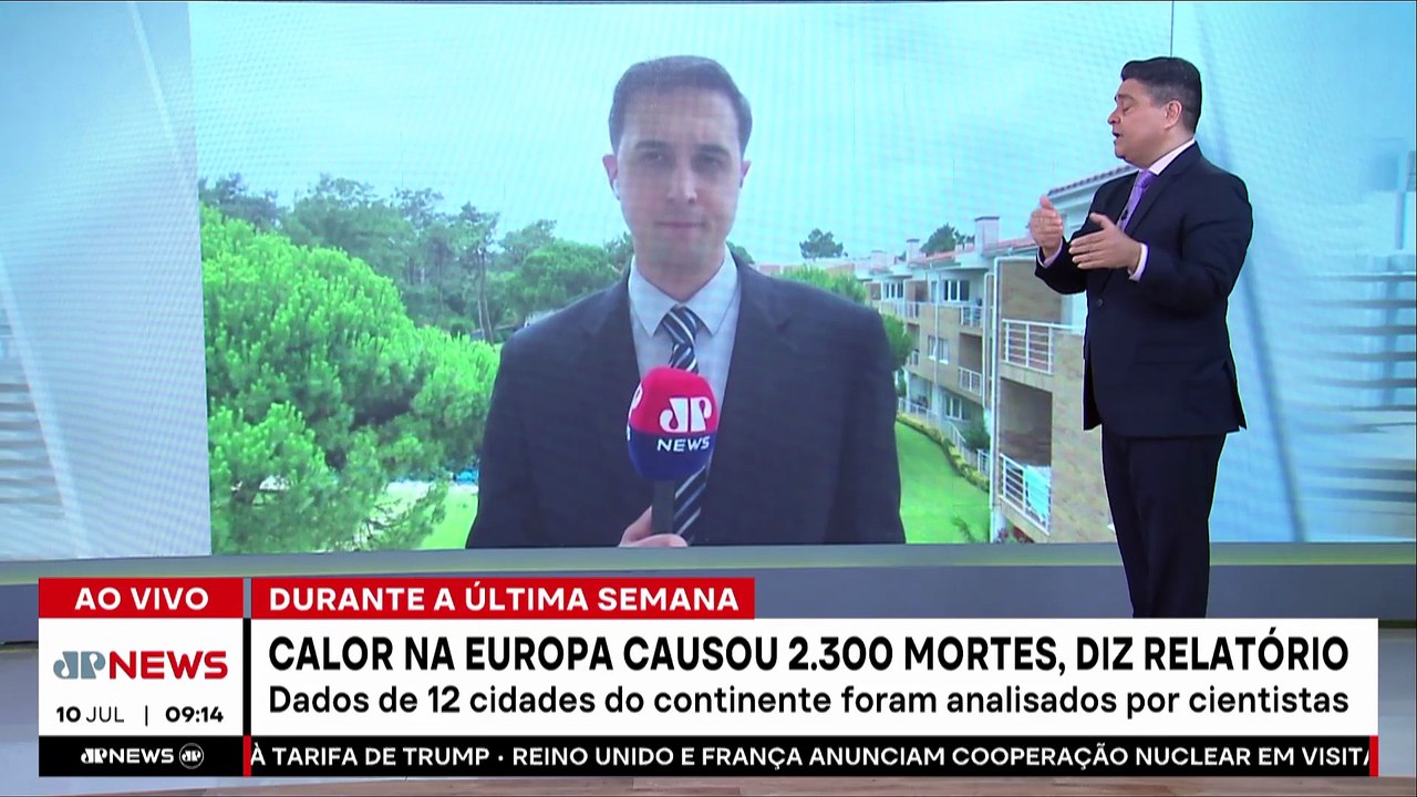 Onda de calor na Europa causa cerca de 2.300 mortes, revela estudo; Patrícia Costa comenta