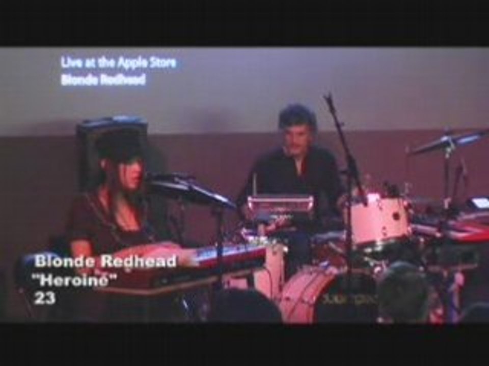 Blonde Redhead at Apple Soho Store NYC