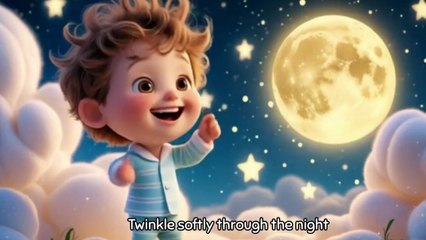 "Twinkle Twinkle Inspired Lullaby | Gentle Night Time Song for Babies | Soothing Sleep Music"