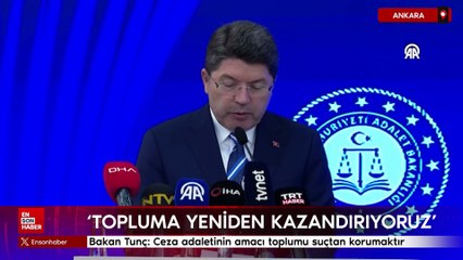 Yılmaz Tunç: Ceza adaletinin amacı toplumu suçtan korumaktır