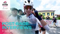 Giro d'Italia Women 2025 | Stage 5: Post-race interviews