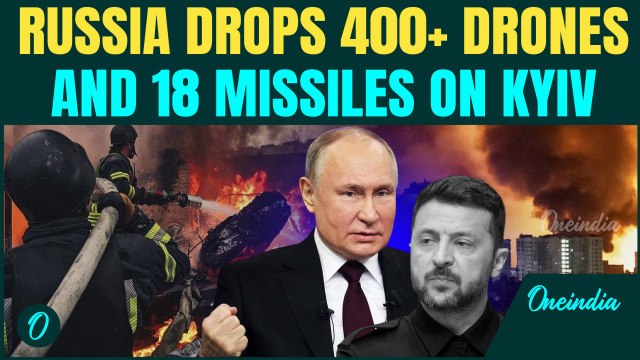 Russia Unleashes Deadly 10-Hour Barrage on Kyiv: 18 Missiles, 400 Drones Ignite Fireballs Over City