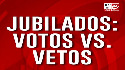 Jueves caliente en el Congreso: jubilados a la espera de la aprobación del aumento