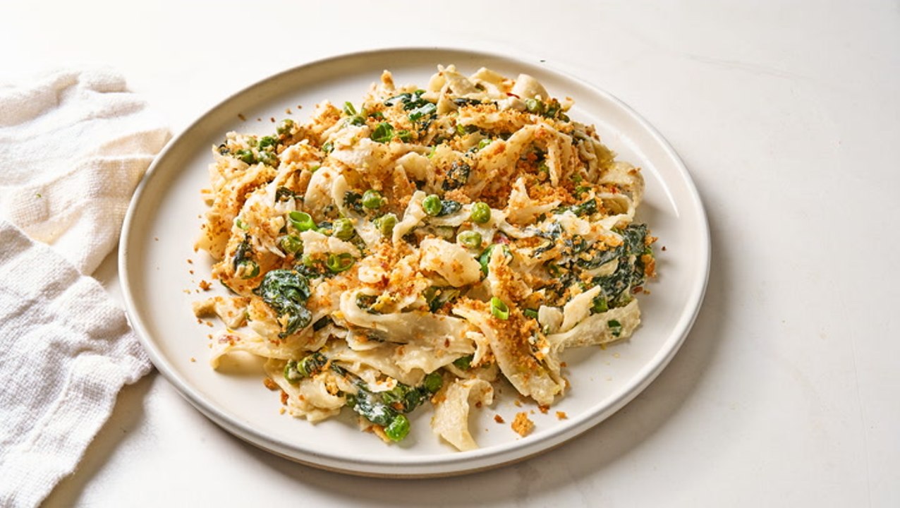 How to Make Spanakopita Pasta