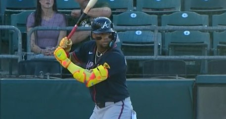 Ronald Acuña Jr. tuvo su primer juego de dos HR en 2025