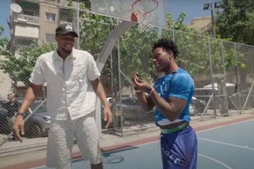 IShowSpeed recibe la visita de Giannis Antetokounmpo en su tour por Europa