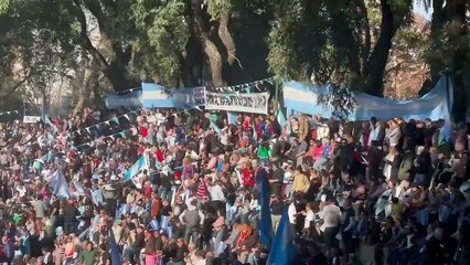 Parque Lezama fue una fiesta por el Día de la Independencia