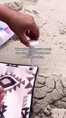 When You Hate your Beach Towel Moving Around and Getting Sandy...POV