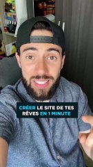 Créer le site de tes rêves en 1 minute 💻