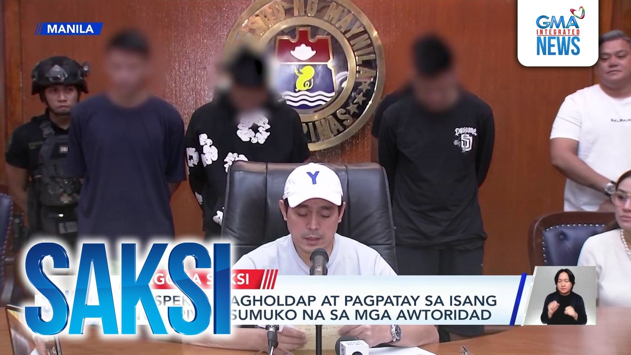 3 suspek sa pagholdap at pagpatay sa isang TNVS driver, sumuko na sa mga awtoridad | Saksi