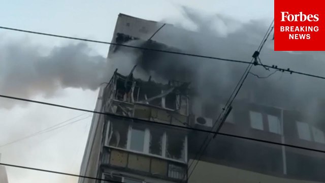 Kyiv, Ukraine, Deals With Aftermath Of Russian Airstrikes