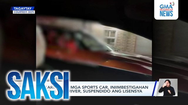 Saksi: (Part 1) Karera ng mga sports car; Sako ng mga butong natagpuan sa gilid ng Taal Lake; Motorsiklo, binangga ng kotse