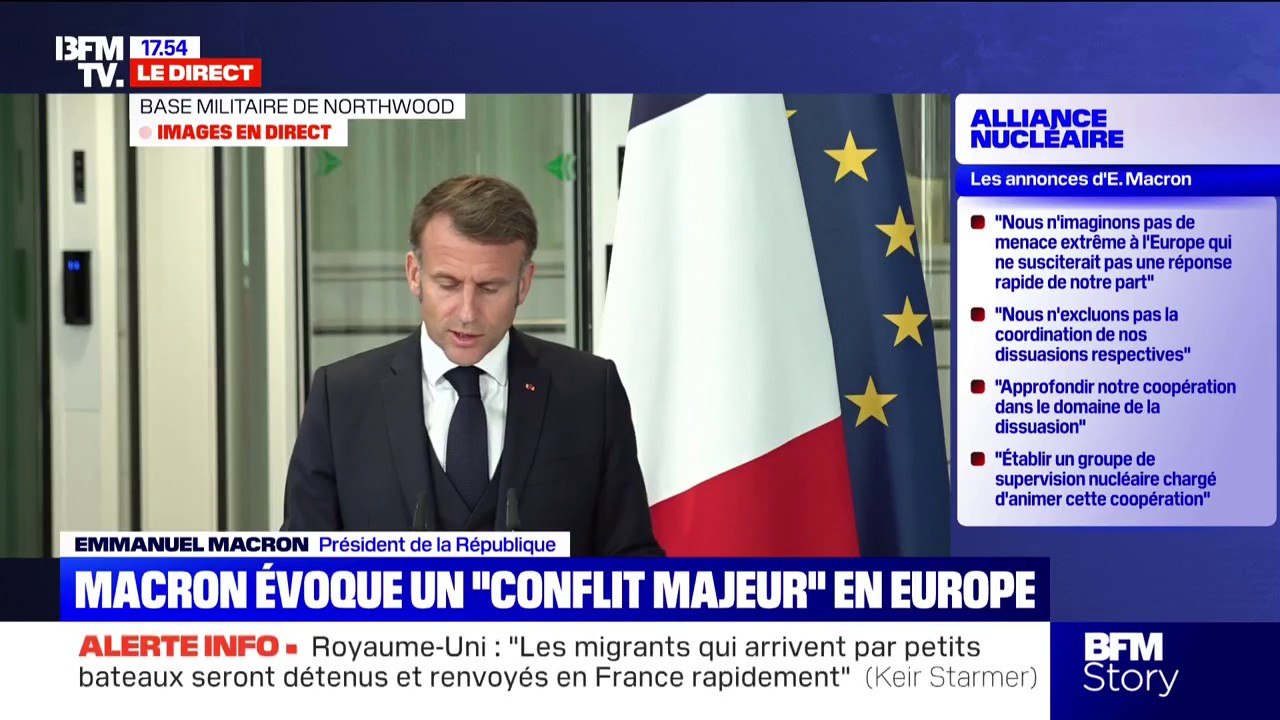 Emmanuel Macron et Keir Starmer ont "convenu de renforcer (leurs) efforts pour maîtriser l'immigration clandestine"