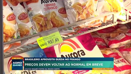Após queda, preços do frango devem voltar ao normal