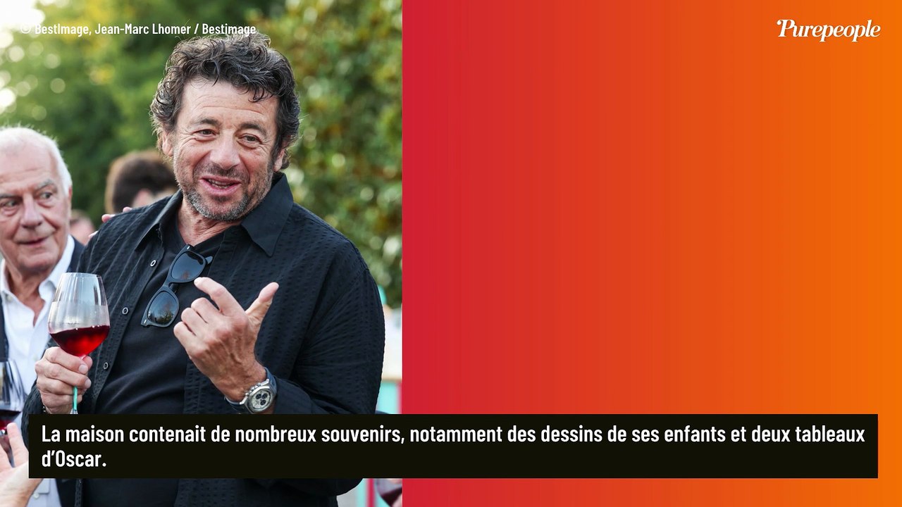"Il n’y a rien qui a résisté, seulement des cendres" : Patrick Bruel revient sur trois objets précieux perdus dans l’incendie de sa maison à Los Angeles