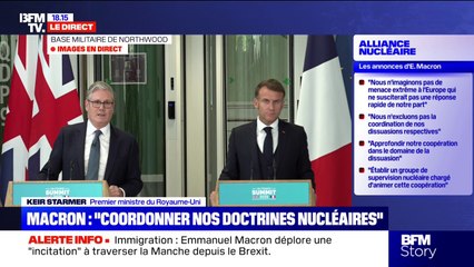 Pour le Premier ministre britannique, l'accord entre la France et l'Angleterre sur le nucléaire "est historique"