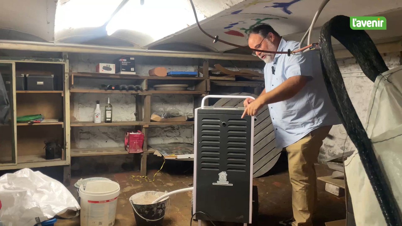 Conséquences des inondations à Salzinnes