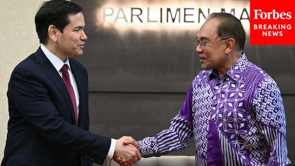 Secretary Of State Marco Rubio Meets With Malaysian Prime Minister Anwar Imbrahim