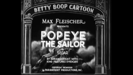 Popeye - Popeye, o Marinheiro (1933)