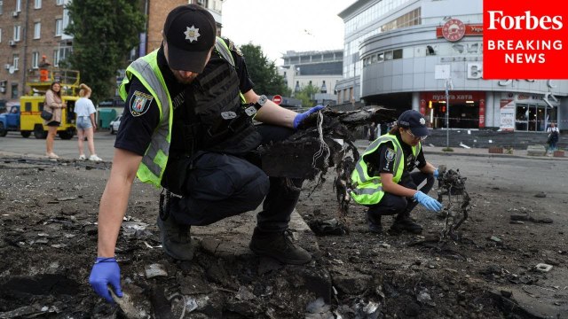 Kyiv, Ukraine, Grapples With Aftermath Of Russian Missile Attacks