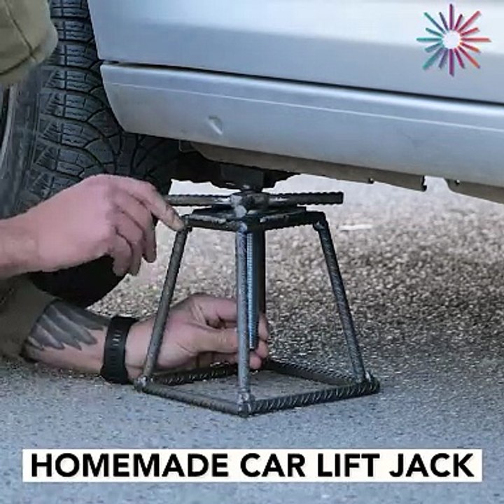 This DIY jack stand is next-level 🔩
