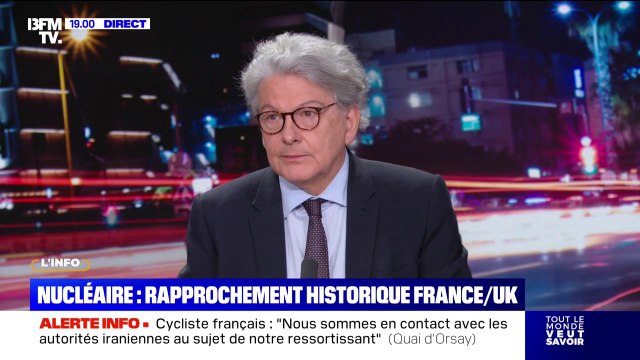 Nucléaire: Ce qui est historique, c'est qu'on va rétablir des ponts stratégiques, très importants avec la Grande-Bretagne , estime Thierry Breton
