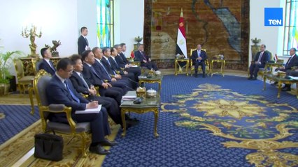 آفاق جديدة للتعاون بين القاهرة وبكين.. الرئيس عبد الفتاح السيسي يستقبل رئيس مجلس الدولة الصيني